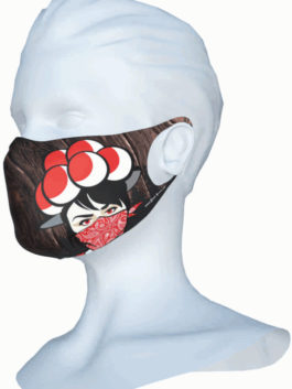Stoffmaske mit Digitaldruck & FFP2 Vlies